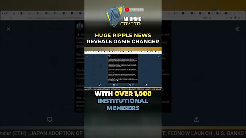 Huge Ripple News Reveals Game Changer