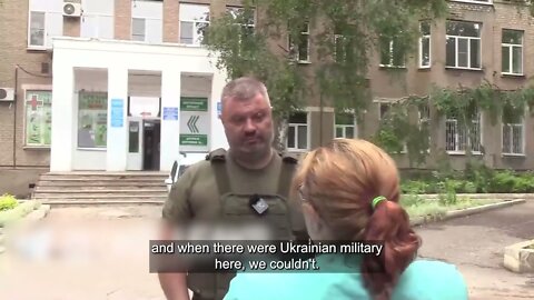 Ukrainian forces said they had orders to destroy the city during retreat, a doctor from LPR says