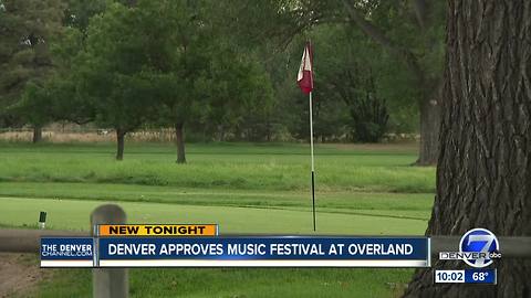 City gives the go-ahead for 3-day music fest at Overland Golf Course in Denver