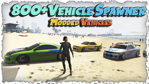 GTA V Online 800 Modded Vehicles Script for Kiddions Mod Menu 1 0 1 and ROLE PLAY SERVER