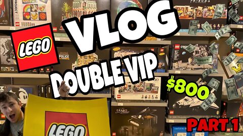 LEGO Double VIP Weekend Vlog - Part 1