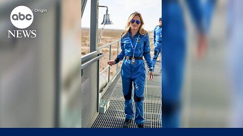 Youngest woman makes space history