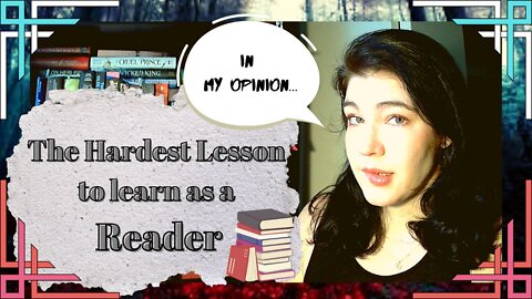 The HARDEST lesson to learn about READING