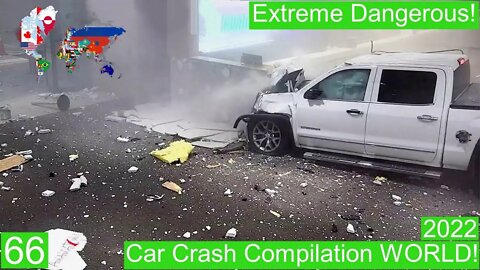 Car Crash Compilation WORLD 66- 2022 Extreme Dangerous!