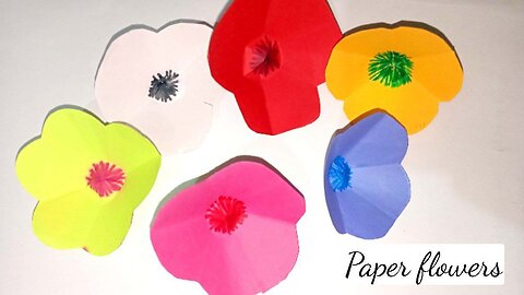 Diy origami paper flowers | Table Crafts