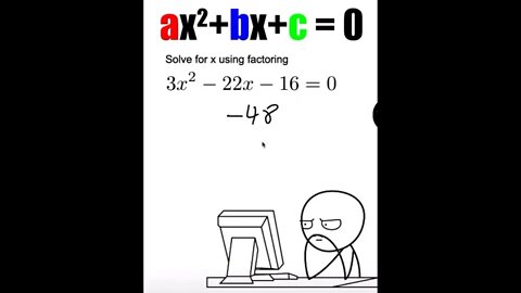 How to factor quadratic equations in standard form (Jae Academy)