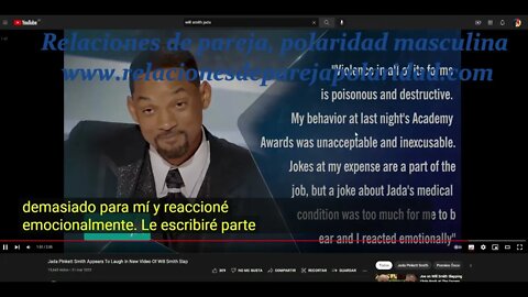 Will Smith, una mujer narcisista arruinará tu vida (La historia de Adán y Eva, serpiente es verdad)