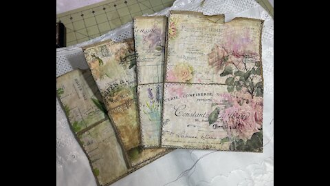 Part 1 Flower Garden journal in Bag Series