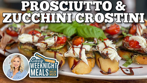 Easy Weeknight Meals: Prosciutto & Zucchini Crostini | Blackstone Griddles