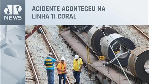 Linhas de trem de SP continuam em funcionamento parcial após descarrilamento de trem