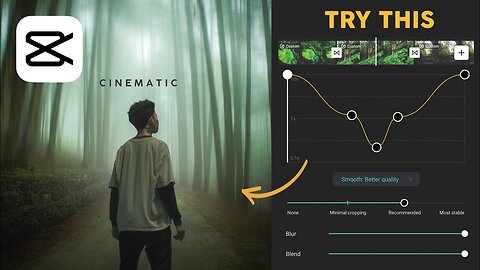 Tutorial Cinematic Smooth Speed Ramping in CapCut