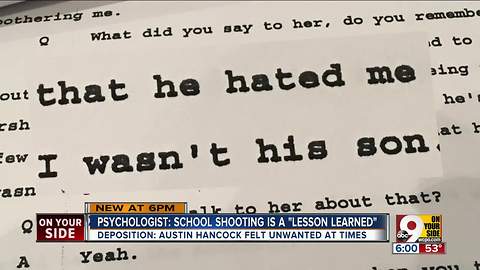 Psychologist: School shooting is 'a lesson learned'