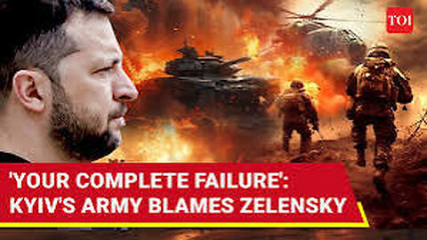 'Humiliated Because Of You...': Ukraine Military Trains Gun At Zelensky Over Kursk 'Failure'