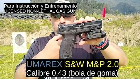 UMAREX Pistola S&W M&P 2.0 -Calibre 0,43 (Bola de Goma) Colombia