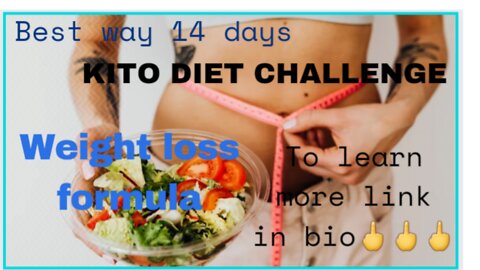 14 days Smoothie kito weight loss challenge