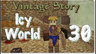 Vintage Story Icy World Permadeath Episode 30: Getting home, Gardening, and Assessing Food