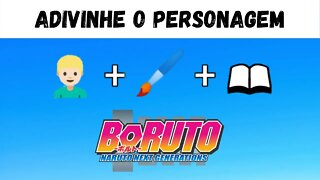 Adivinhe o Personagem de Boruto Pelo Emoji | Quiz de Boruto: Naruto Next Generations