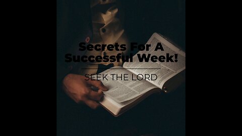 Secrets For Successful Week||Psalm 9:10 #bibleverse #success #christianmeditation