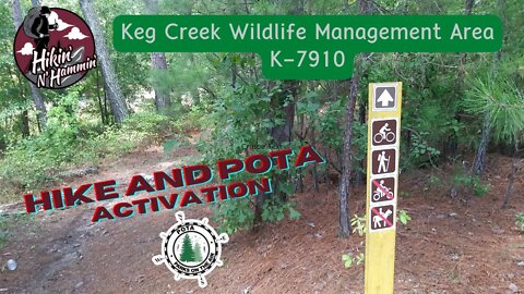 Hike and POTA Activation of Keg Creek WMA K-7910 (Georgia)