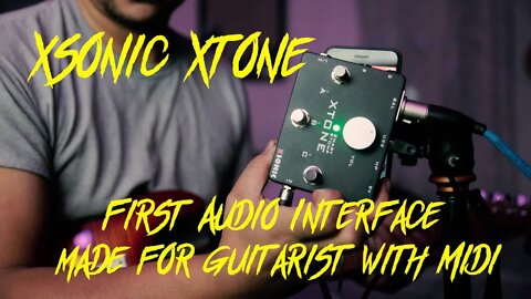 XSonic Xtone - Audio Interface for GUITARIST !!! Demo with Tonebridge App.