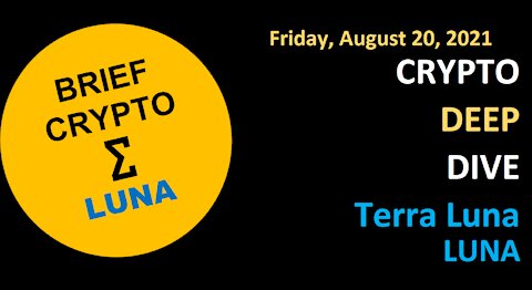 Terra LUNA CRYPTO - Deep Dive