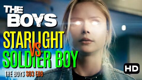 The Boys & Starlight VERSUS Soldier Boy | The Boys Season 3 Episode 8 HD Clip