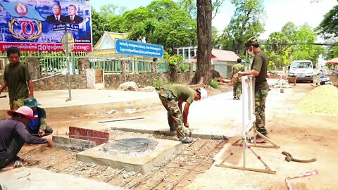 Tour Siem Reap2021, Government Development Project New Road 38line, Name A6 / Amazing Tour Cambodia.