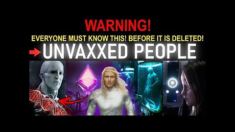 This Video May Shock You! Unvaxxed People Only! Everyone Must know it! Before it is deleted!