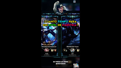 ¿Cuanto tiempo para ese nivel de maestría? - League of Legends v14.8: #leagueoflegends #onsterion