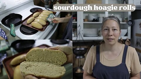 SOURDOUGH HOAGIE ROLLS