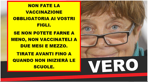 💉 NON PERMETTETE A NESSUNO AL MONDO DI FARE 💉 L'ESAVALENTE 💉 AI VOSTRI FIGLI. MAI!