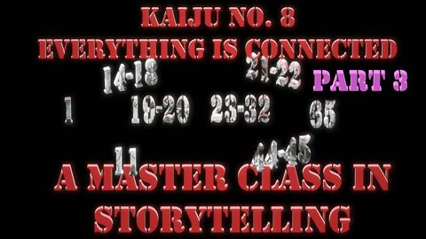 Part 3. Kaiju No. 3 – Matsumoto Presents a Masterclass in Storytelling- Everything is Connected