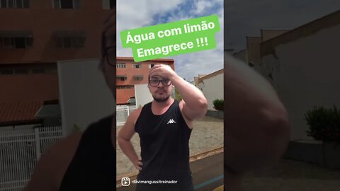 Água com limão emagrece ? #shorts