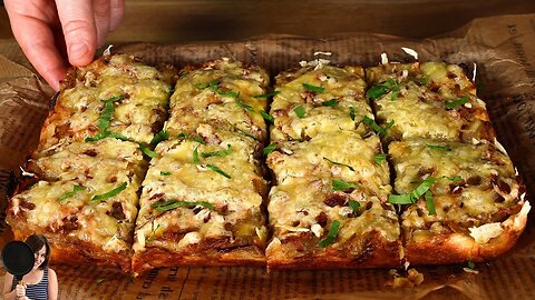 Just grate the potatoes! I have never eaten such a delicious dinner! Easy and cheap! ASMR