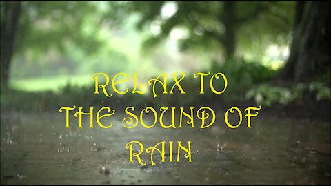 RELAXING RAIN SOUNDS- Relaxing Calming Deep Sleep Music, Meditation Music, Spa Music, Ambient Music