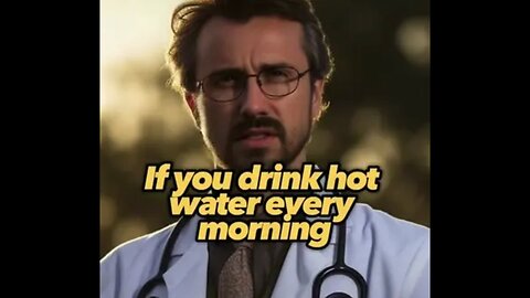 Drink hot water on an empty stomach every morming