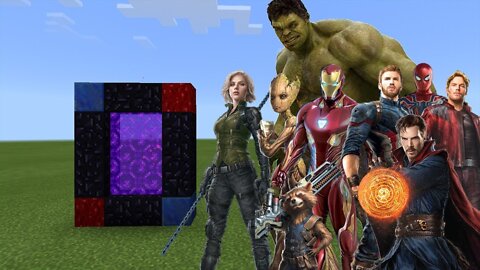 Minecraft The Avengers. Realistic Minecraft. Avengers in Minecraft. Superman in Minecraft.