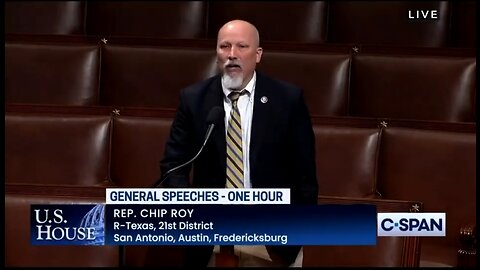 Rep Chip Roy Digs Into 18 Republicans Who Voted For $1.7T Spending Bill