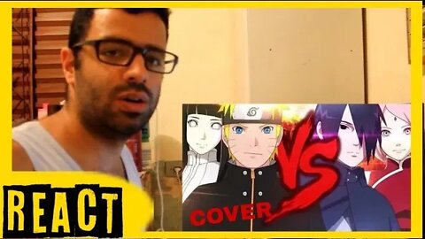 React COVER #14: Naruto e Hinata VS. Sasuke e Sakura | Duelo de Titãs