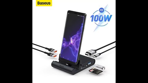 Hub USB C Docking Station Pro para celular Baseus