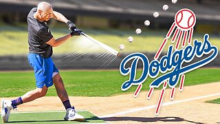 Off-Season Hitting Workout at Dodger Stadium - Mookie Betts