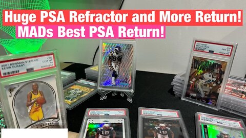 PSA Refractor and More Return! My most successful vintage card return from PSA. Durant, Brady, Moss