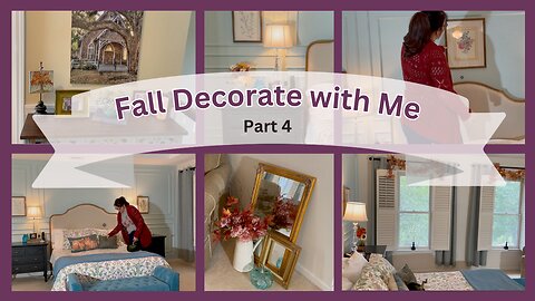 Fall Upstairs Loft and Master Bedroom| Decorate with Me 2023