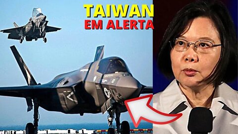 alta tensão"jatos da China entra na zona de defesa aérea de taiwan"