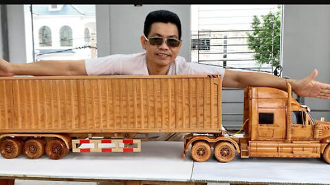 Wood Truck Making Art 🚚🚚