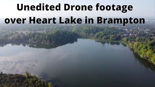 Unedited drone footage of Heart Lake Brampton