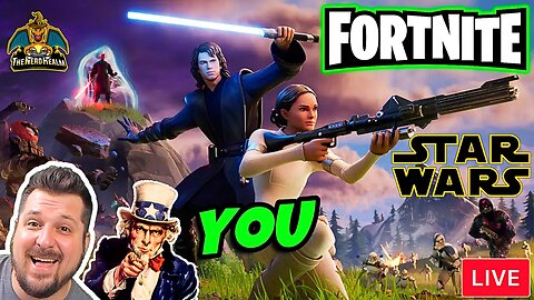 Fall of the Republic! Playing Star Wars Fortnite with YOU! Let's Squad Up & Get Some Wins!