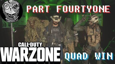 (PART 41) [First Quad Battle Warzone Win] Call of Duty: Warzone