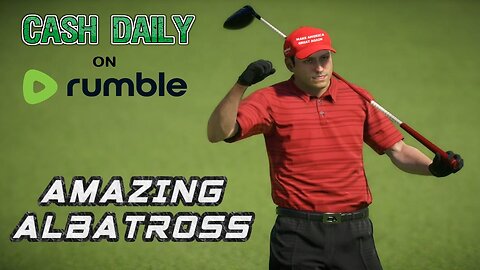 AMAZING ALBATROSS - Cash Daily hits an albatross from 245 yards at TPC Sawgrass