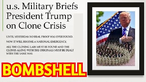 BOMBSHELL: u.s. Military Briefs President Trump on Clone Crisis!